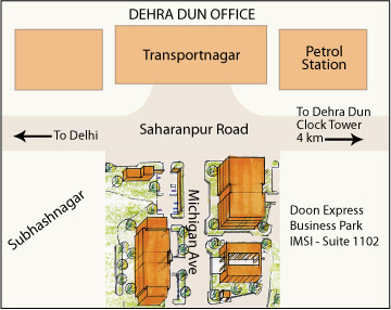 Map of Doon Express Business Park, Dehra Dun, India